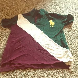 Boys Ralph Lauren M big horse short sleeve polo